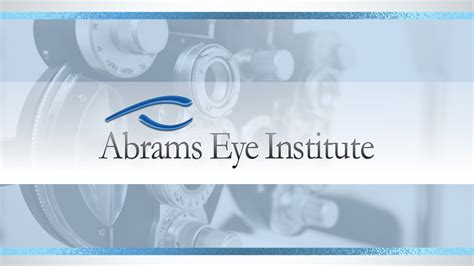 abrams eye institute|ABRAMS EYE INSTITUTE